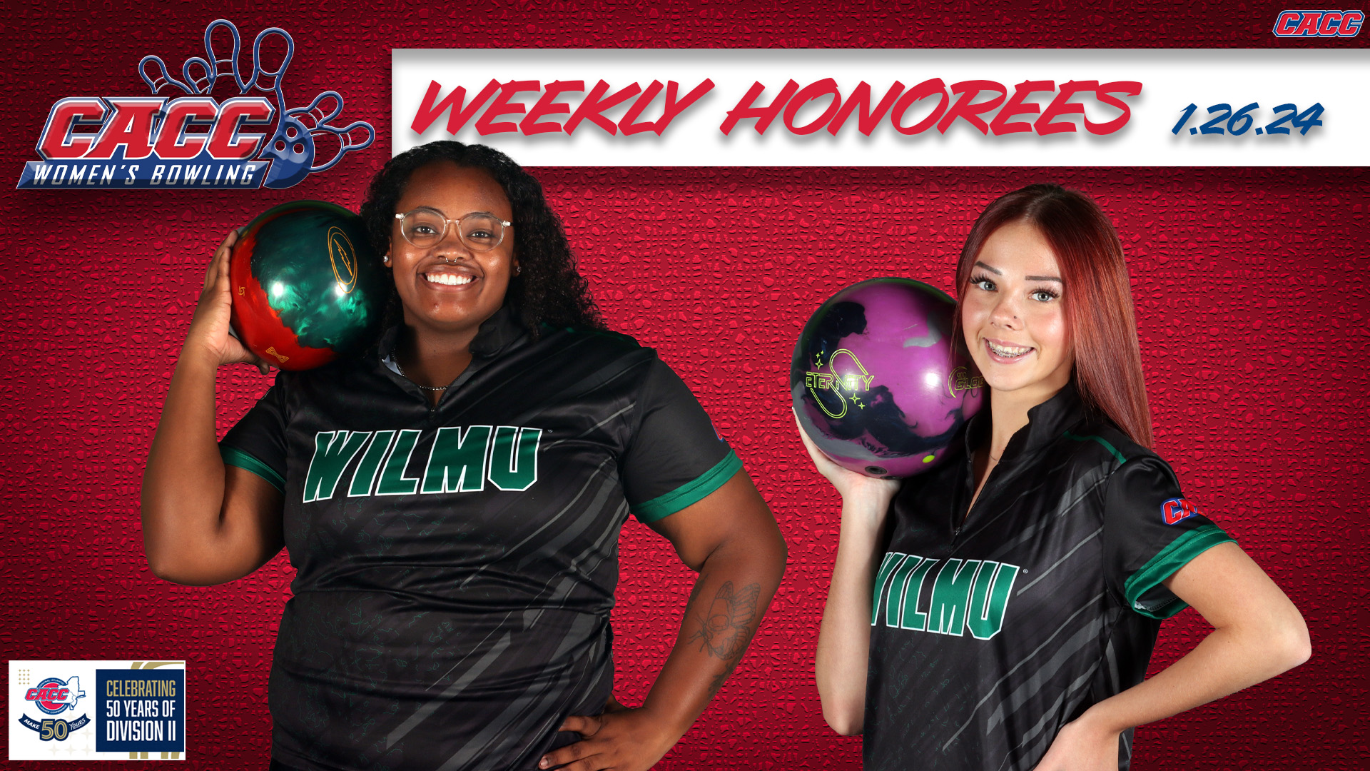 CACC Women's Bowling Weekly Awards (1-26-24)