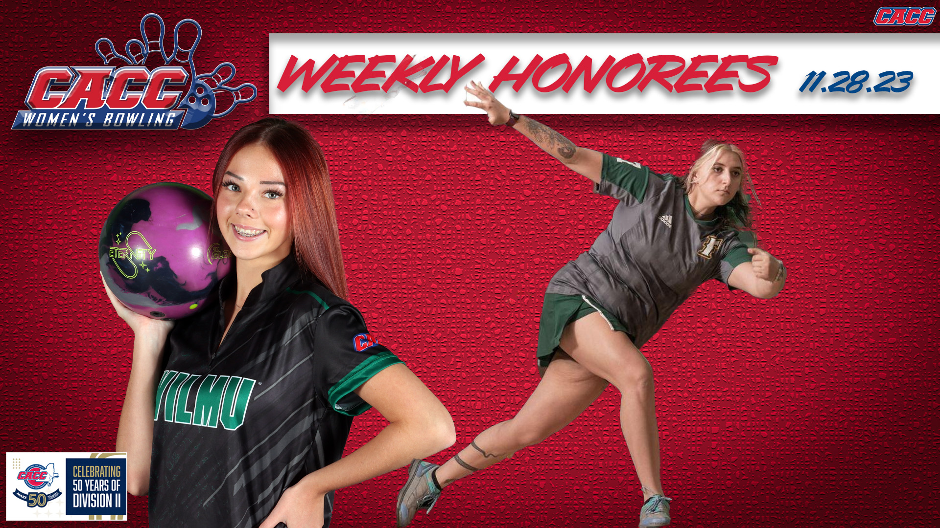 CACC Women's Bowling Weekly Honorees (11-28-23)