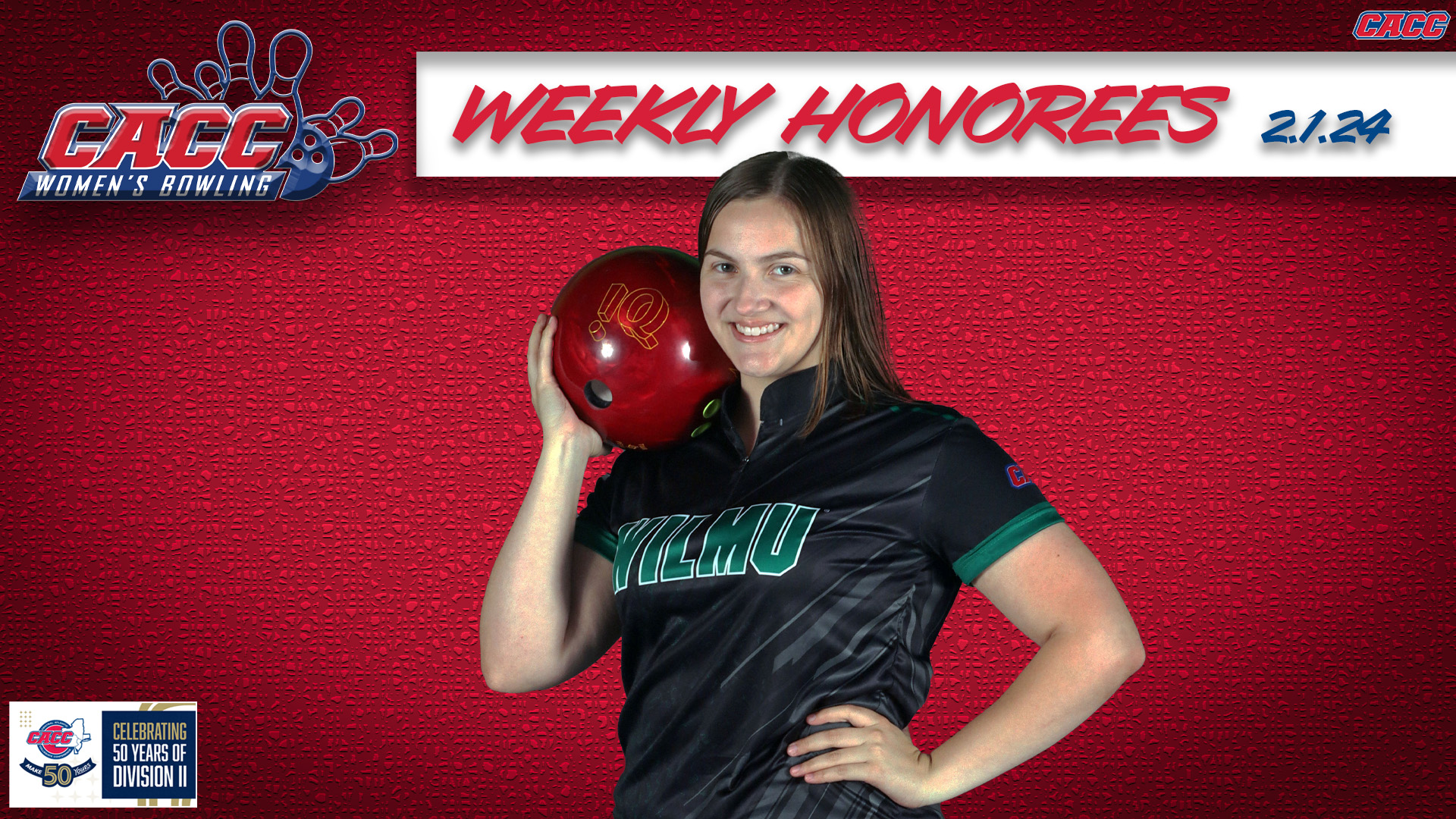 CACC Women's Bowling Weekly Honorees (2-1-24)