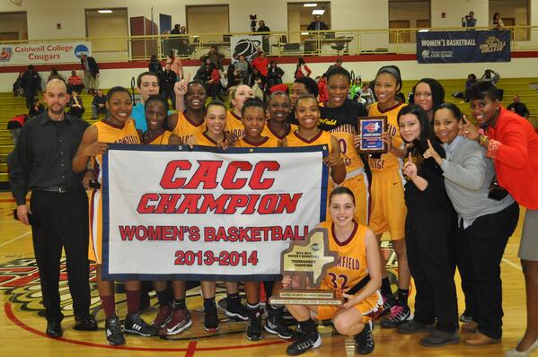 Bloomfield Downs Caldwell for CACC Women's Basketball Championship