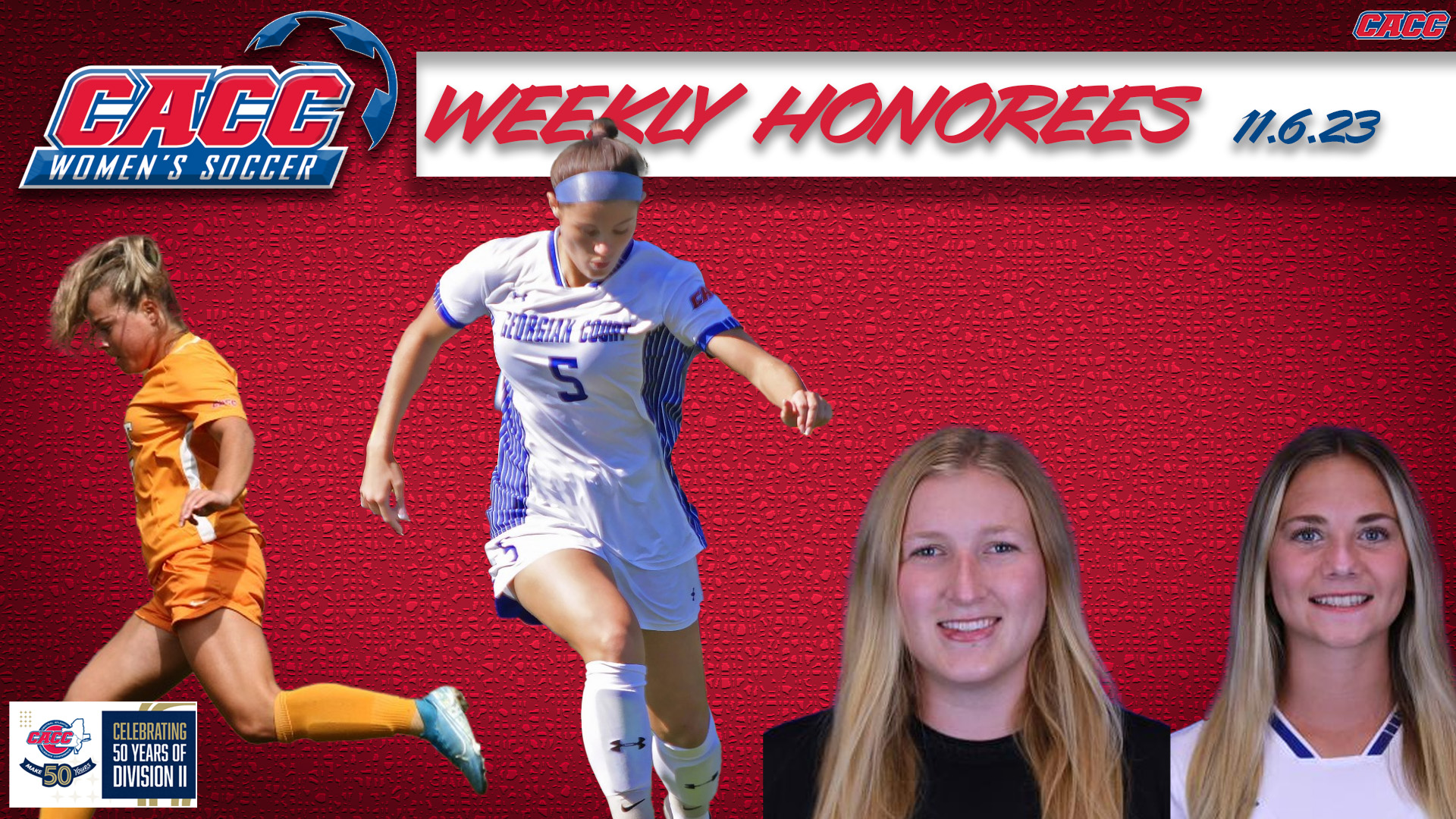 CACC Women's Soccer Weekly Honorees (11-6-23)