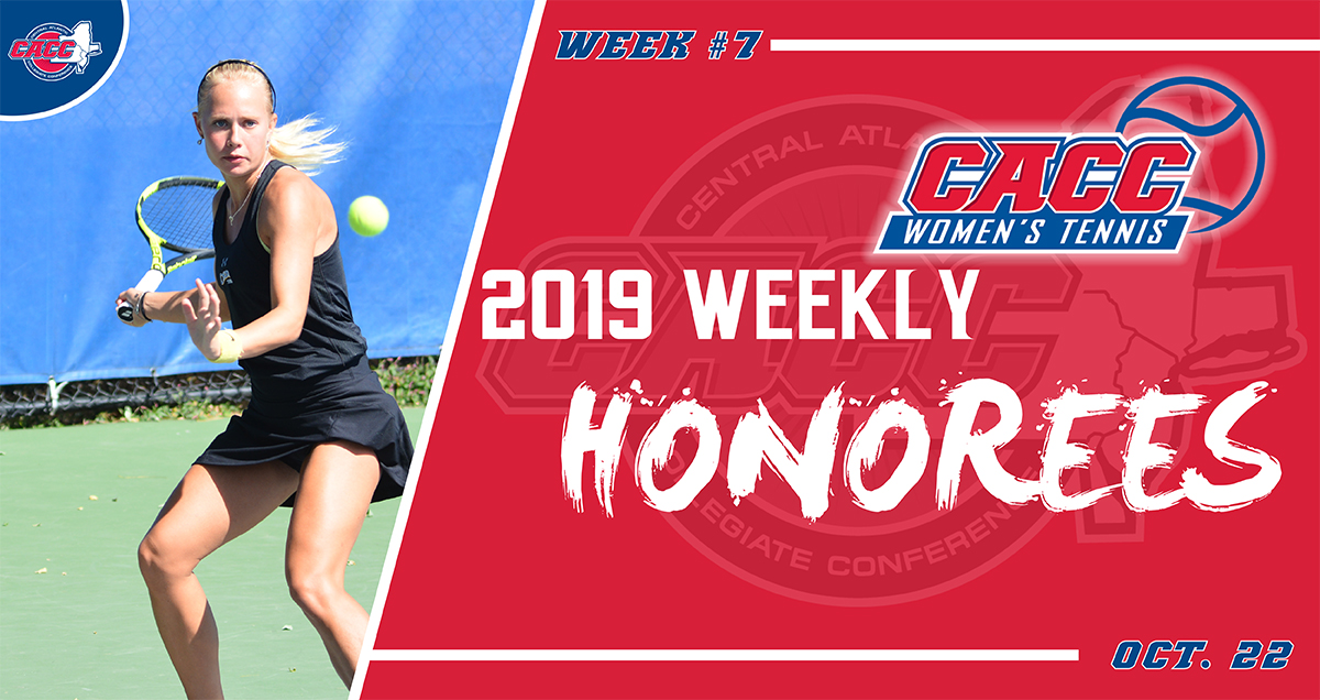 CACC Women's Tennis Weekly Honorees (Oct. 22)