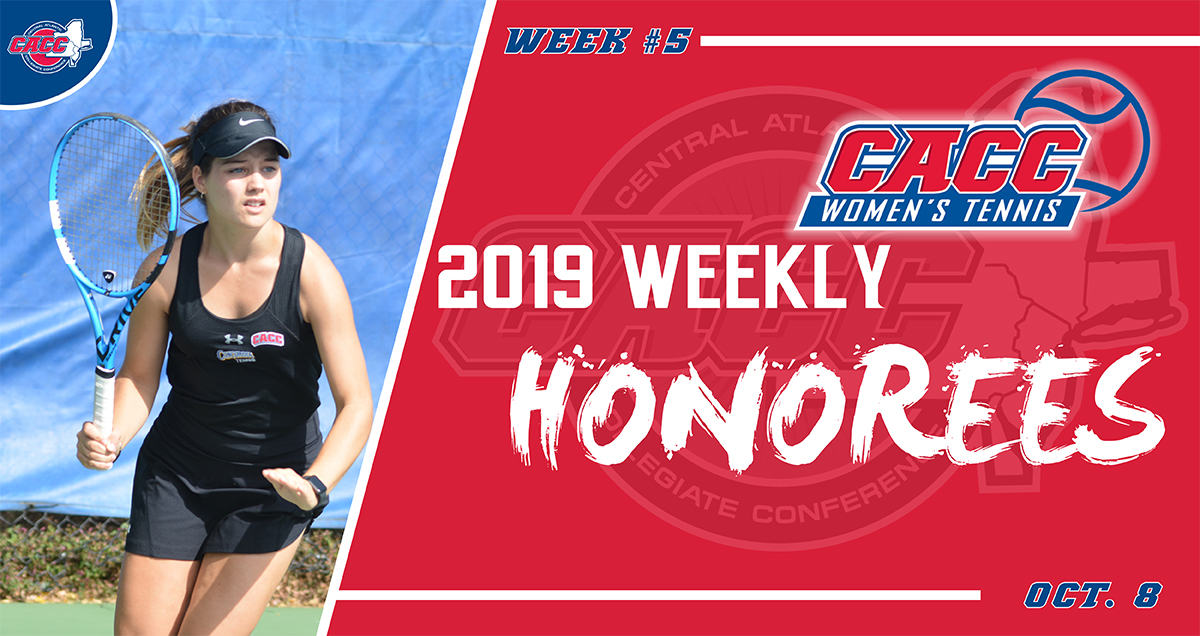 CACC Women's Tennis Weekly Honorees (Oct. 8)