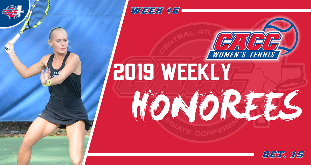 CACC Women's Tennis Weekly Honorees (Oct. 15)