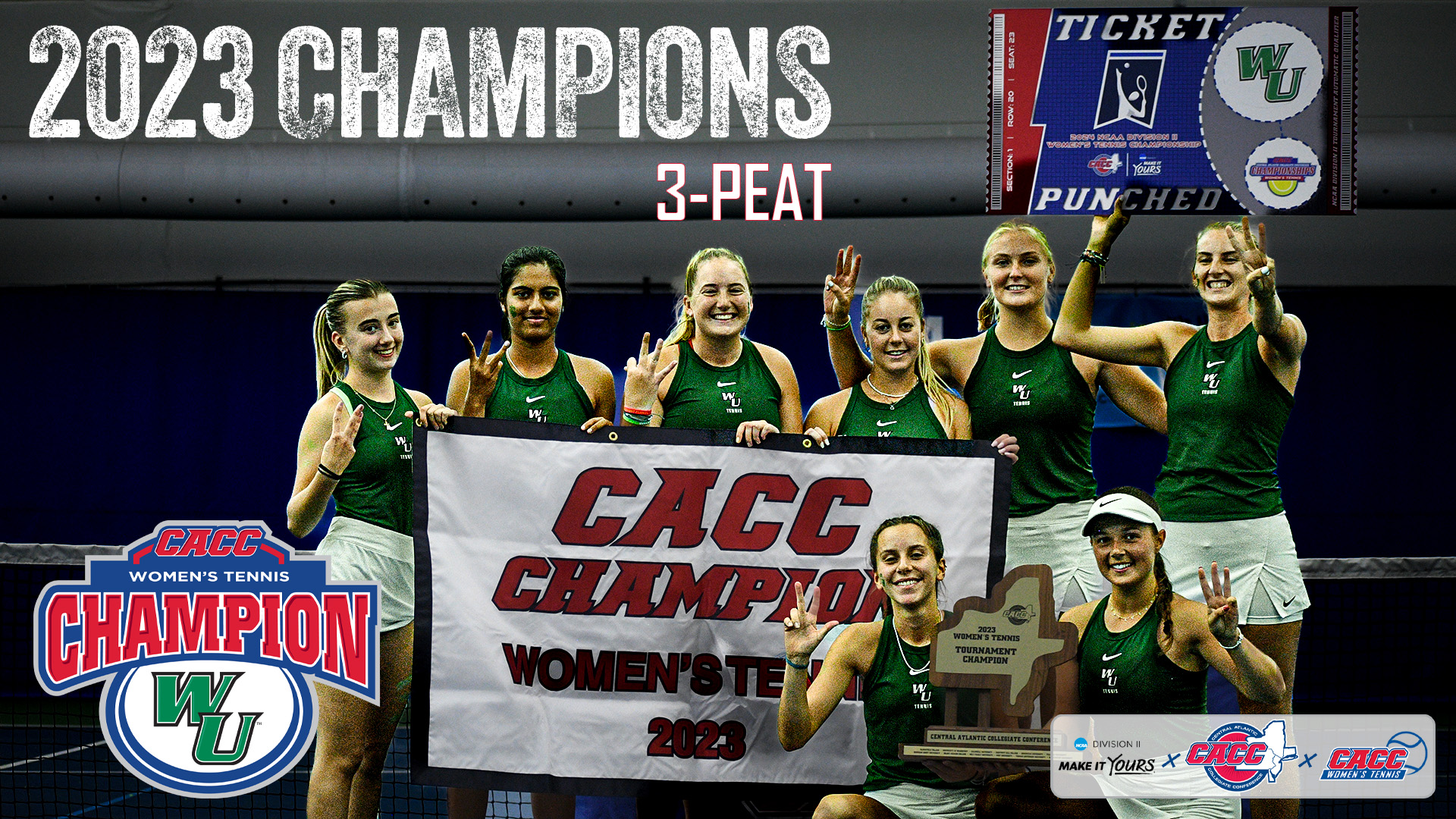 3-PEAT: WilmU Downs Jefferson for CACC WTEN Title