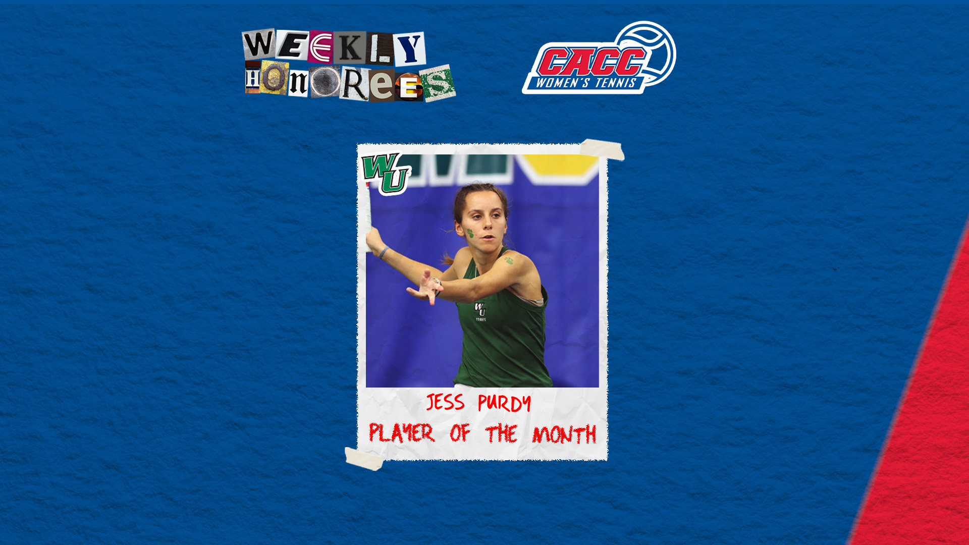 CACC Women's Tennis Player of the Month (4-9-24)