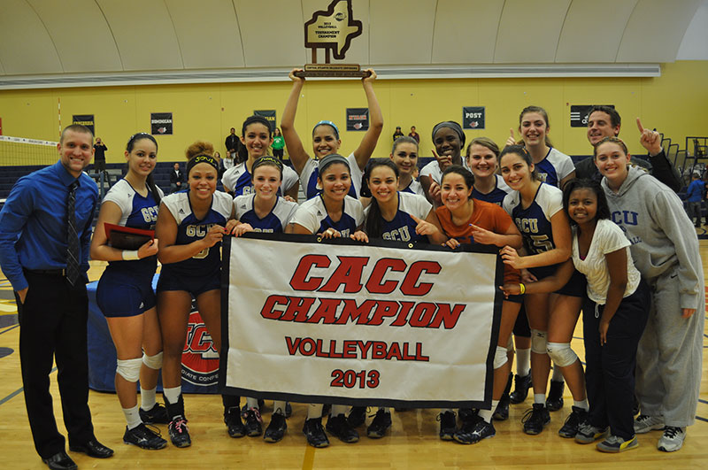 Georgian Court Claims 2013 CACC Volleyball Championship with 3-2 Win over Philadelphia U.