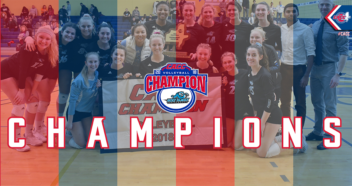 Holy Family Claims 2018 CACC Women's Volleyball Championship with 3-1 Win Over Post