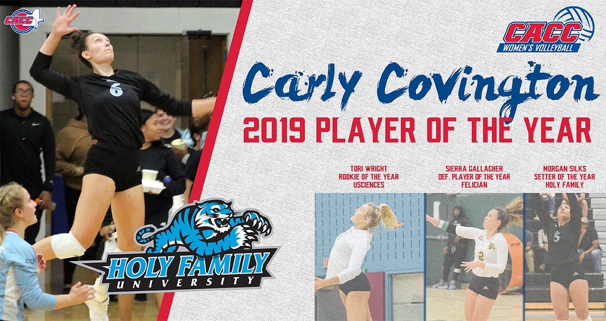 Holy Family's Carly Covington Named 2019 CACC Women's Volleyball Player of the Year; All-League Teams Announced