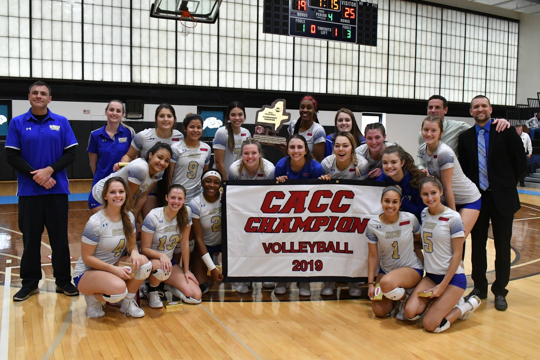 Georgian Court Downs Holy Family 3-1 to Win 2019 CACC Women's Volleyball Championship