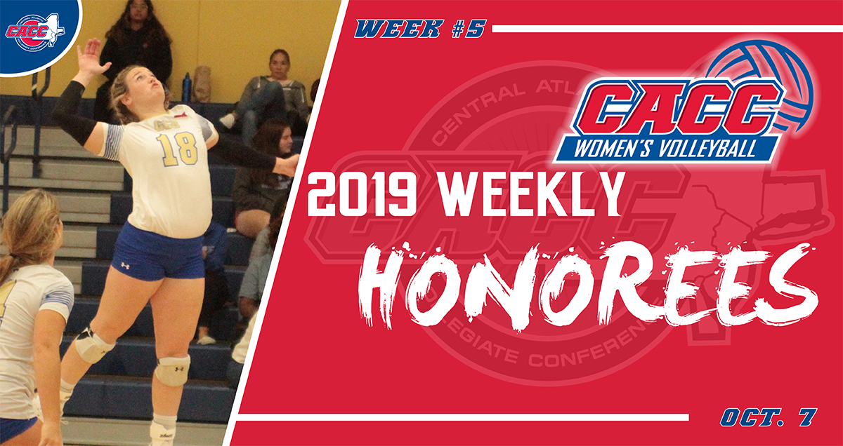 CACC Women's Volleyball Weekly Honorees (Oct. 7)