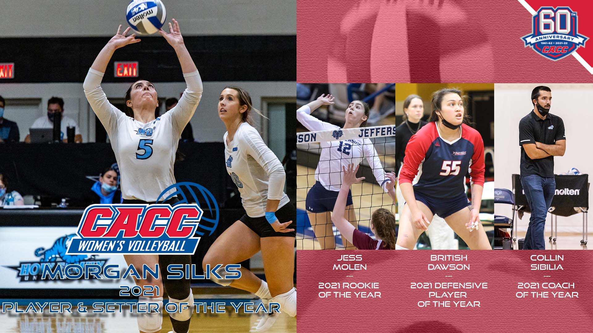 2021 Volleyball All-Conference & Major Awards Announced