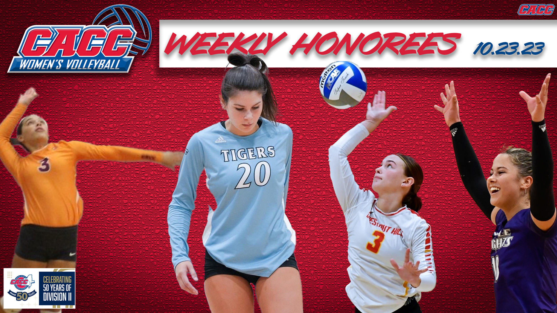 CACC Women's Volleyball Weekly Honorees (10-23-23)