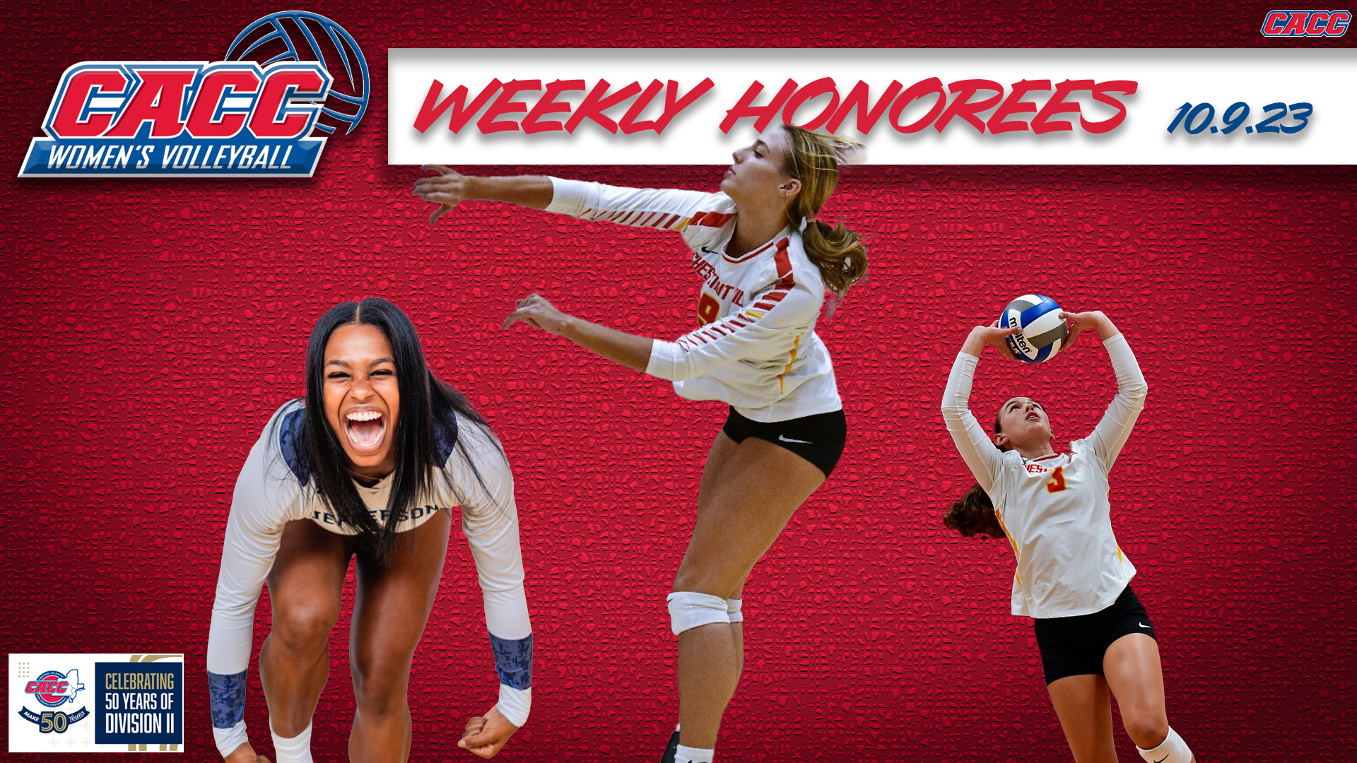 CACC Women's Volleyball Weekly Honorees (10-9-23)