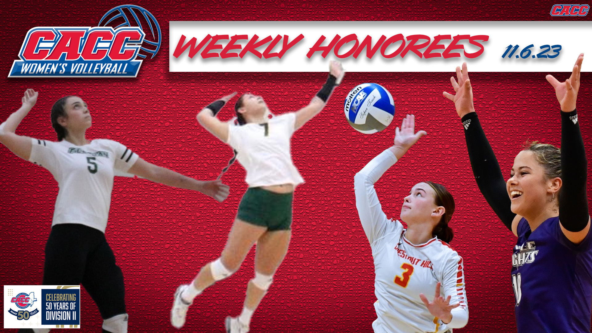 CACC Women's Volleyball Weekly Honorees (11-6-23)