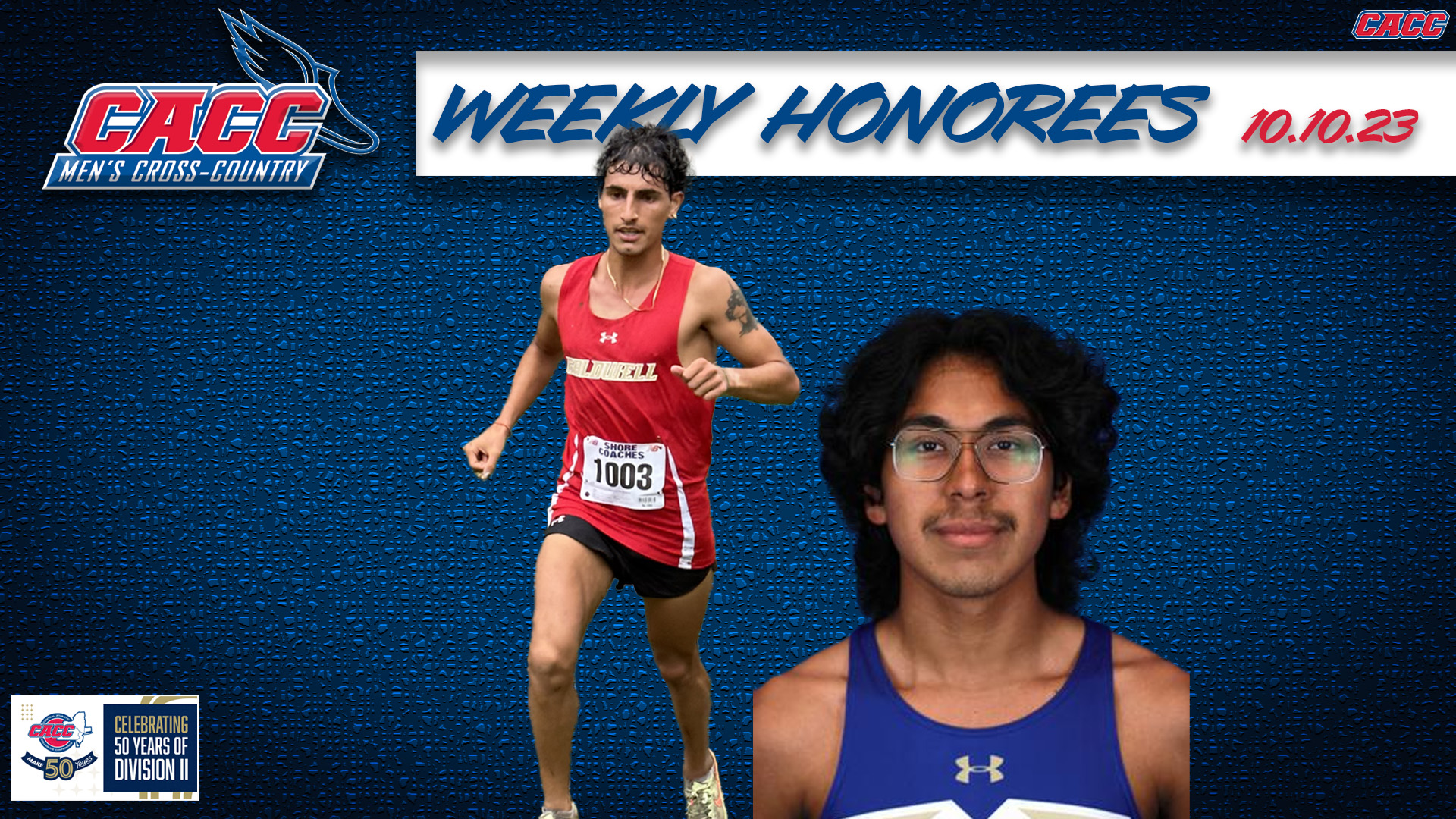 CACC Men's Cross Country Weekly Honorees (10-10-23)