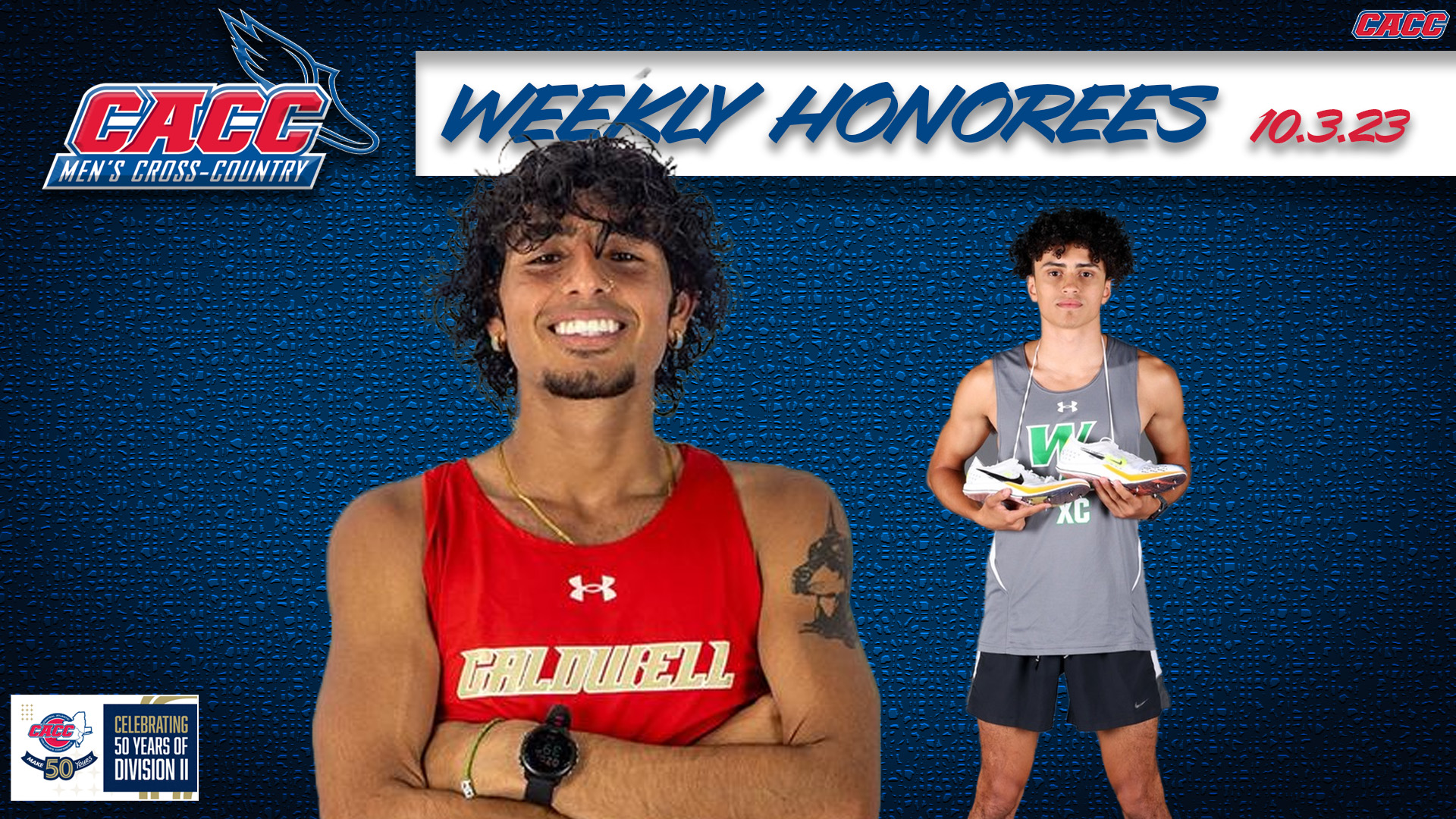 CACC Men's Cross Country Weekly Honorees (10-3-23)
